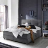 Modernes Stauraum-Boxspringbett in Anthrazit - Zavagossa^Wohnen Outlet