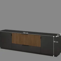 Modernes TV Board mit zwei Schubladen & Türen - Cruzca^Wohnen Online