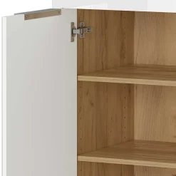 Wohnen Modernes Vertiko in Weiß & Wildeiche - Duclia