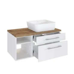 Modernes Waschbecken mit Schrank & Regal - Enwicos^Wohnen Clearance