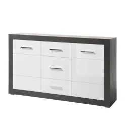 Wohnen Modernes Wohnmöbel Set zweifarbig - Istensa (vierteilig)