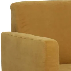 Wohnen Modern-kantiger Sessel in Gelb und Buche - Crasting