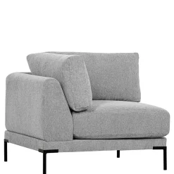 Wohnen Modulares Sofa Eckelement in Hellgrau - Horedion