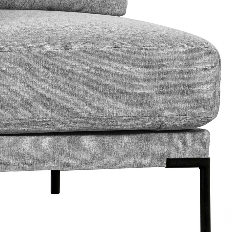 Wohnen Modulares Sofa Eckelement in Hellgrau - Horedion