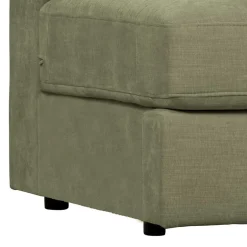 Wohnen Modulcouch 2 Elemente Set in Graugrün - Perconia