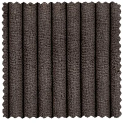 Wohnen Modulcouch Polsterhocker in Graubraun Cord - Vita