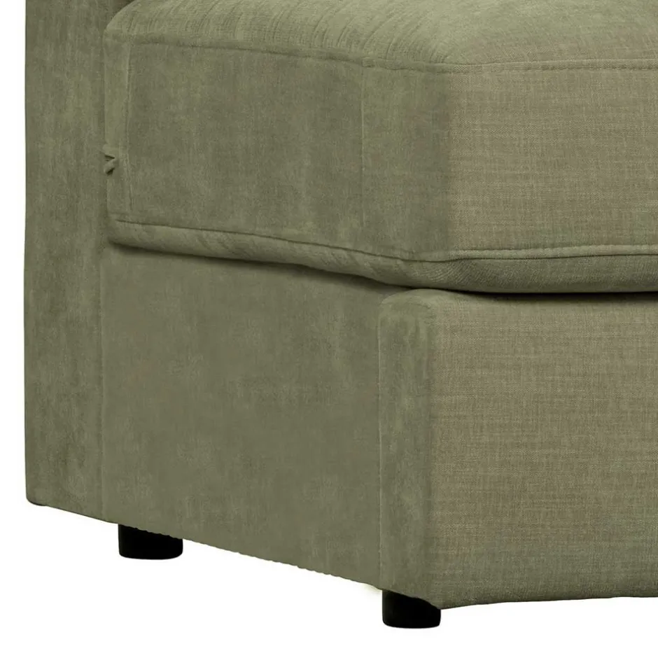 Wohnen Modulsofa 5 Elemente in Graugrün - Perconia