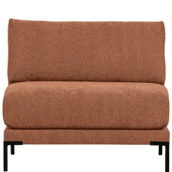 Wohnen Modulsofa Element in Rost Braun Chenille - Brixx
