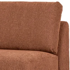 Wohnen Modulsofa Element in Rost Braun Chenille - Brixx