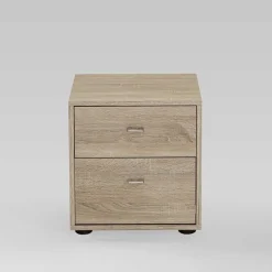 Wohnen Nachtisch Kommode Melvue in Eiche Sägerau