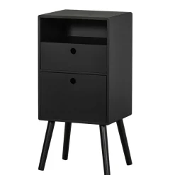 Wohnen Nachtkommode in Schwarz - Borkata