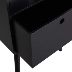 Wohnen Nachtkommode in Schwarz - Borkata