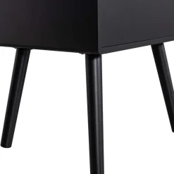 Wohnen Nachtkommode in Schwarz - Borkata