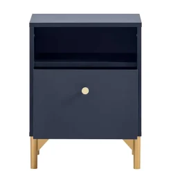 Wohnen Nachtkommode mit Fach und Schublade - Inbano