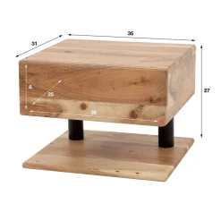 Nachtkommode mit Schublade & Ablage - Arwen^Wohnen Online