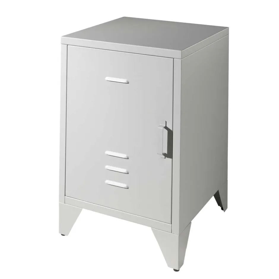 Nachtkommode mit Tür in Grau - Grandios^Wohnen Best