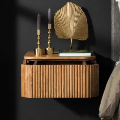 Nachtkonsole für die Wandmontage aus Massivholz - Izunamy^Wohnen Best