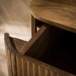 Nachtkonsole für die Wandmontage aus Massivholz - Izunamy^Wohnen Best