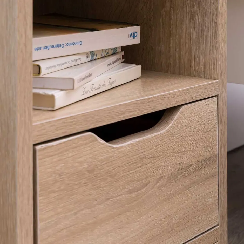 Nachtkonsole mit Fach und Schublade - Mavricara^Wohnen Best