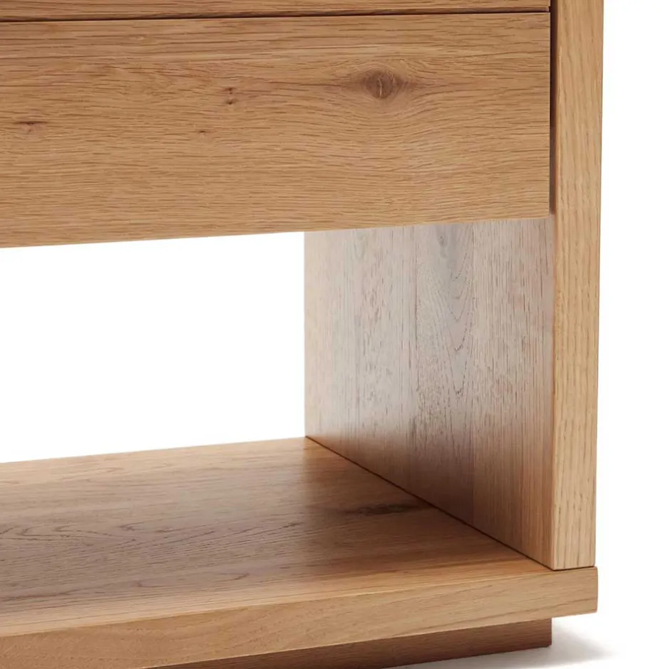 Wohnen Nachtkonsole mit Schublade und Fach - Algaro