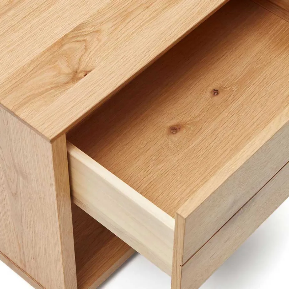 Wohnen Nachtkonsole mit Schublade und Fach - Algaro