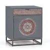 Nachtschrank - dekorativ mit Mandala - Mesusco^Wohnen Online