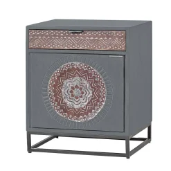 Nachtschrank - dekorativ mit Mandala - Mesusco^Wohnen Online