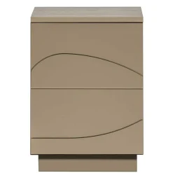 Nachtschrank aus Kiefer in Schlammfarben - Ophra^Wohnen Clearance