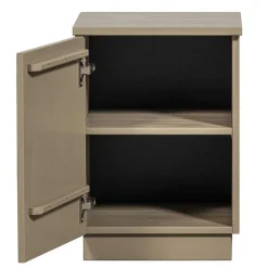 Nachtschrank aus Kiefer in Schlammfarben - Ophra^Wohnen Clearance