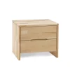 Nachttisch mit zwei Schubladen Devenia Kernbuche massiv^Wohnen Discount