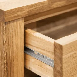 Nachttischkommode Nadalia aus Wildeiche massiv geölt^Wohnen