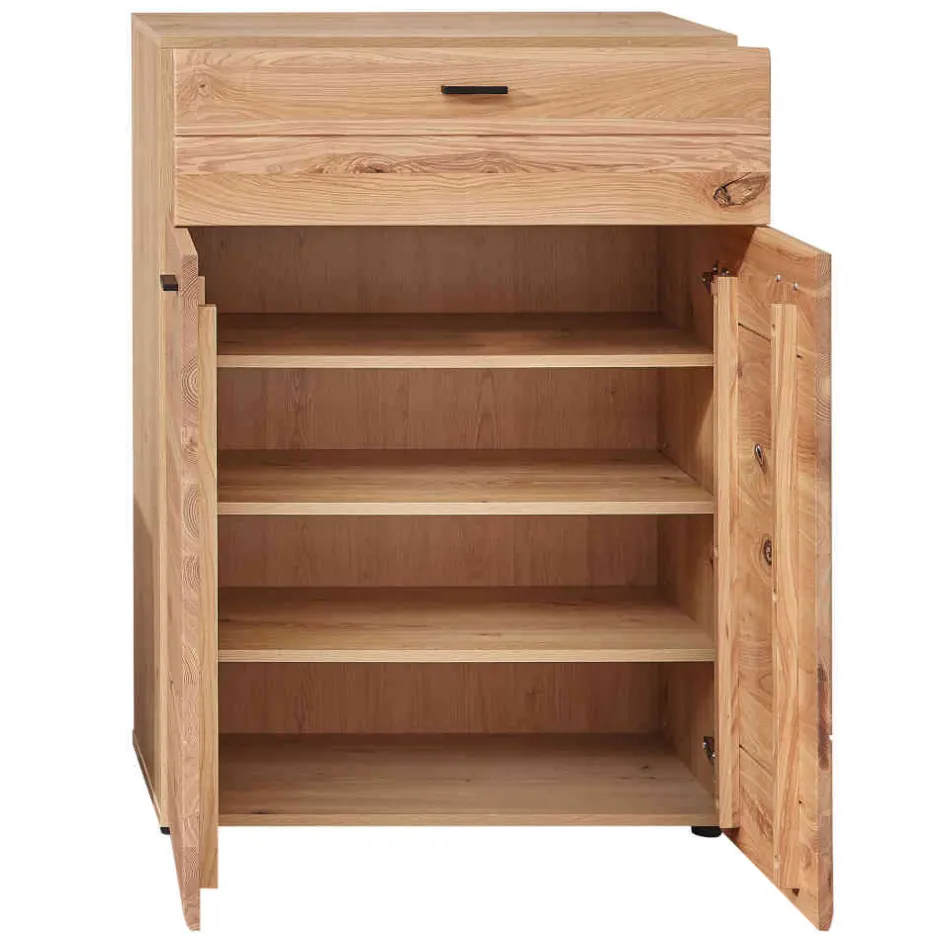 Natürlicher Schuhschrank mit Drehtüren - Cymbal^Wohnen Outlet