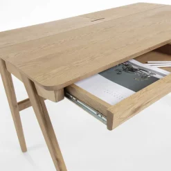 Naturfarbener Schreibtisch im Hygge Look - Calmaro^Wohnen Hot