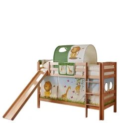 Naturfarbenes Abenteuer Etagenbett Afrika - Perlina^Wohnen New