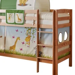 Naturfarbenes Abenteuer Etagenbett Afrika - Perlina^Wohnen New