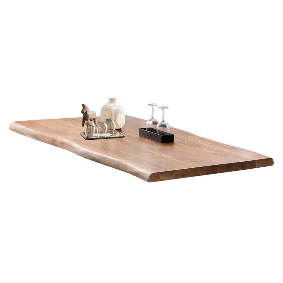 Naturkanten Esstisch mit Industrial Gestell - Belego^Wohnen Online