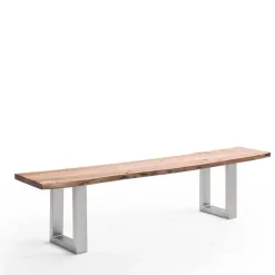 Naturkanten Esstisch-Bank in Akazie Natur - Fixum^Wohnen Clearance