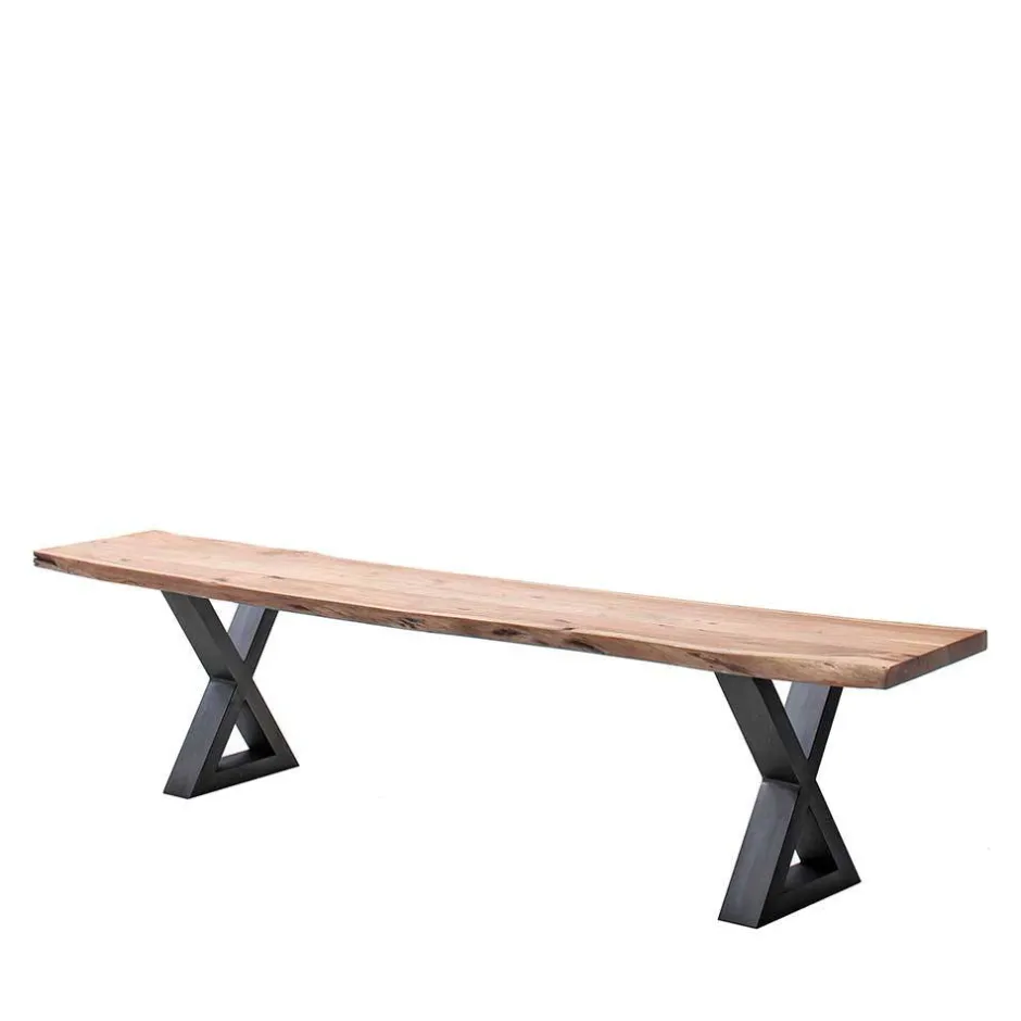 Naturkanten Esszimmerbank Akazie Natur - Coriba^Wohnen Discount