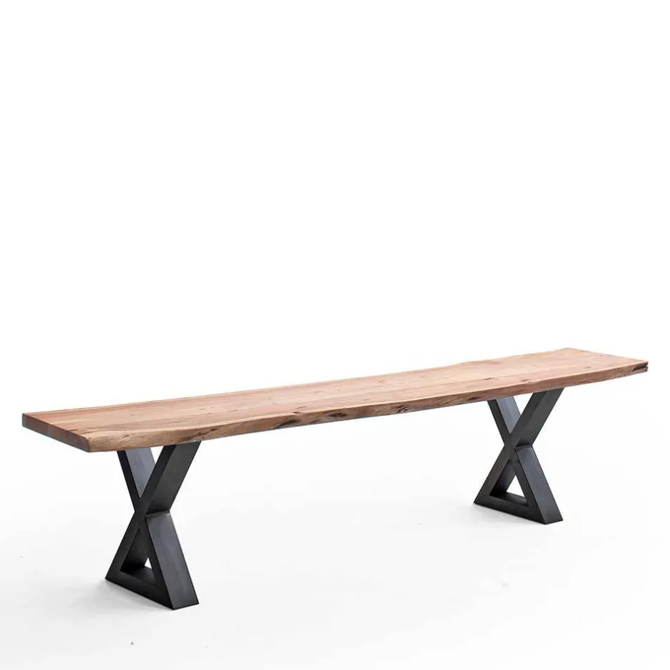 Naturkanten Esszimmerbank Akazie Natur - Coriba^Wohnen Discount