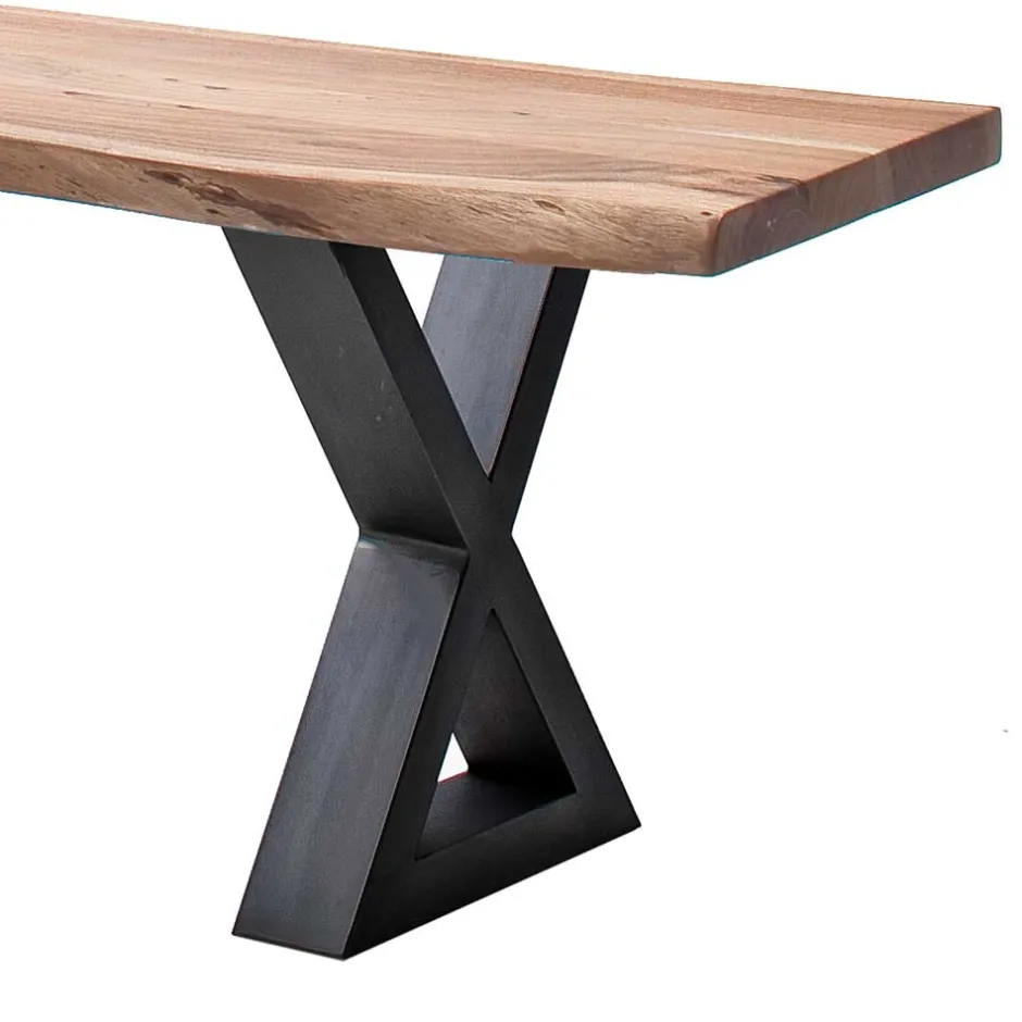 Naturkanten Esszimmerbank Akazie Natur - Coriba^Wohnen Discount