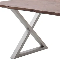 Naturkanten Esszimmertisch in Walnuss - Adison^Wohnen