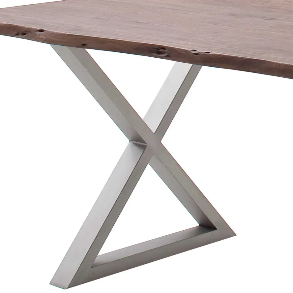 Naturkanten Esszimmertisch in Walnuss - Adison^Wohnen