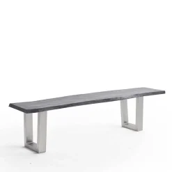 Naturkantenbank in Akazie Grau - Cortessa^Wohnen Discount