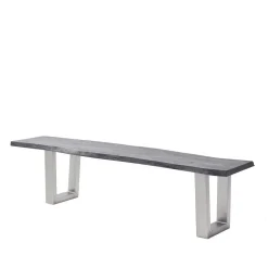 Naturkantenbank in Akazie Grau - Cortessa^Wohnen Discount