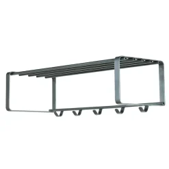 Nickelfarbene Hängegarderobe aus Stahl - Mazurra^Wohnen Sale