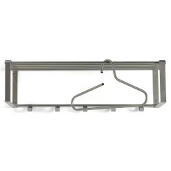 Nickelfarbene Hängegarderobe aus Stahl - Mazurra^Wohnen Sale