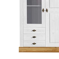 Niedrige Vitrine Sibiuta im Landhaus Look^Wohnen New