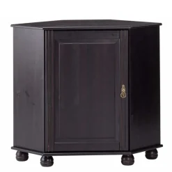 Wohnen Niedriger Holzschrank für die Ecke in Wenge - Scruba