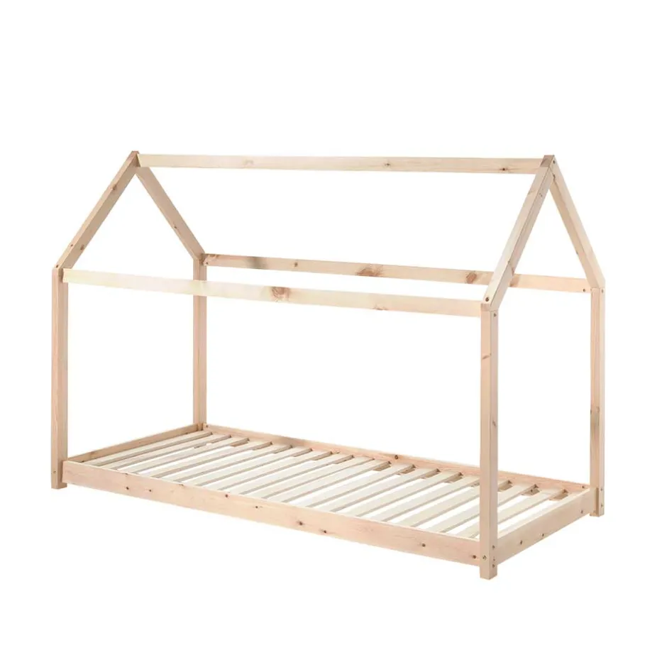 Niedriges Haus Kinderbett in 90x200 - Durango^Wohnen Best