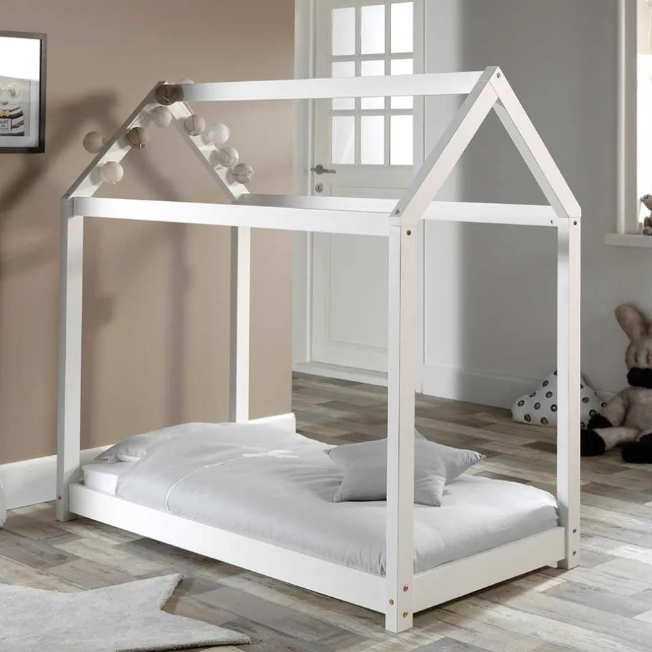 Niedriges Kinderbett als Haus - Elzias^Wohnen Hot